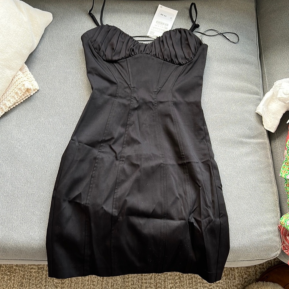 NWT ZARA BLACK MINI DRESS